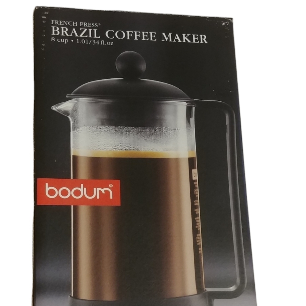 Bodum Brazil 8-cup French Press Coffee Maker 34-oz Black